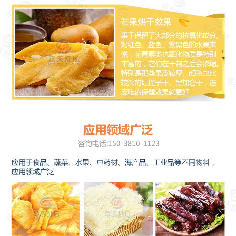 菠蘿干烘干機產(chǎn)品烘干介紹